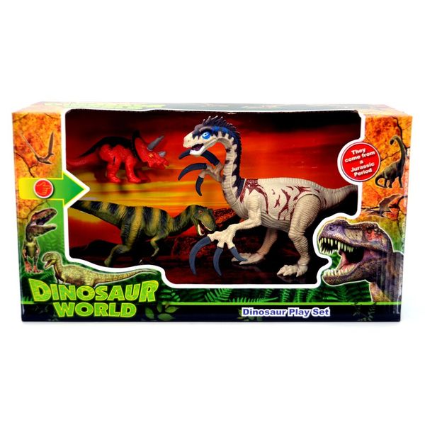 Dinosaur World Set - 3 Piece