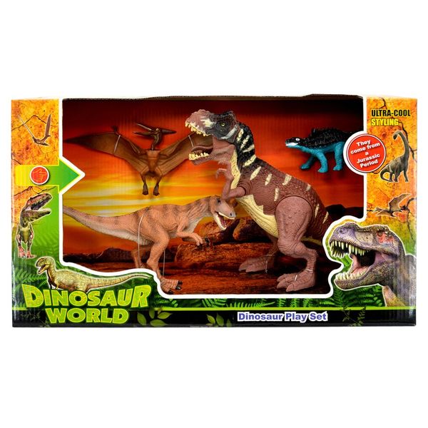 Dinosaur World Set - 4 Piece