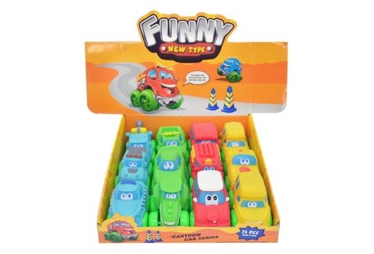 Funny Cartoon Cars 12 In Display