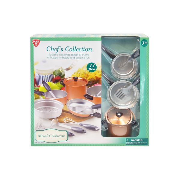 Metal Cookware Chef's Collection - 13 Piece