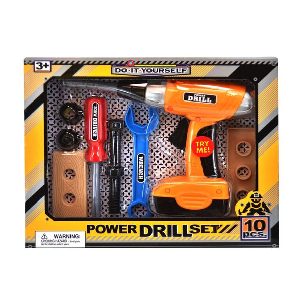Power Drill Set - 10 Piece