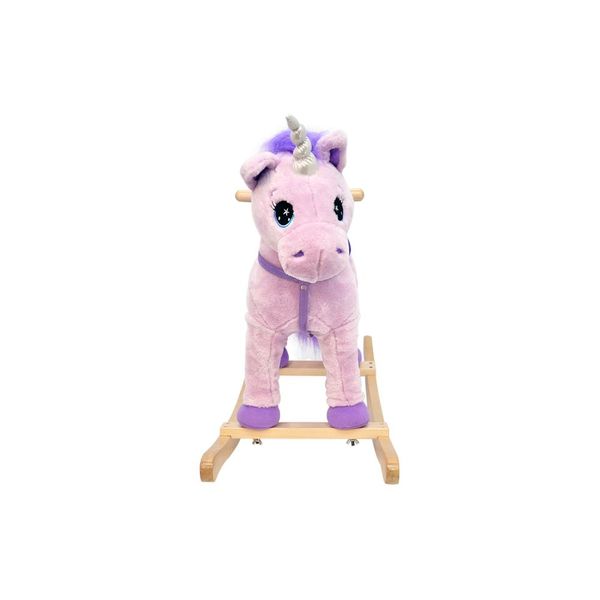 Purple Rocking Unicorn