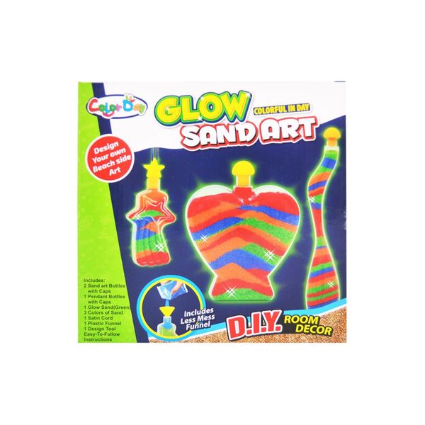 Room Decor Glow Sand Art With 3 Bottles - Small