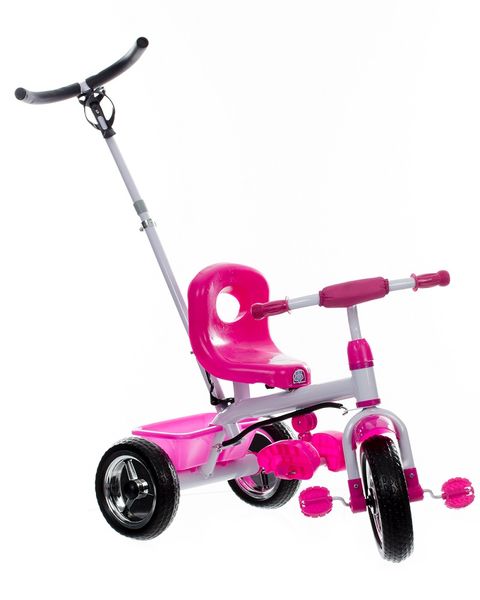Tricycle With Turning Handle - Pink