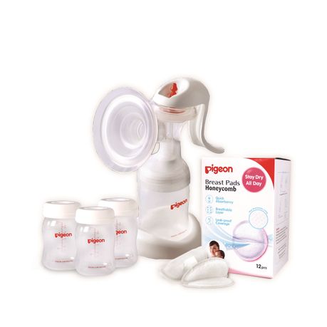 manual breast pump kit