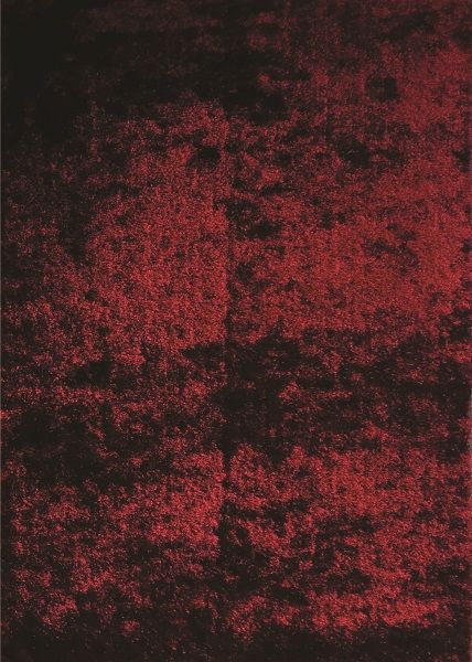 Multi-Flor Rosella Shaggy Rug - Crimson Red
