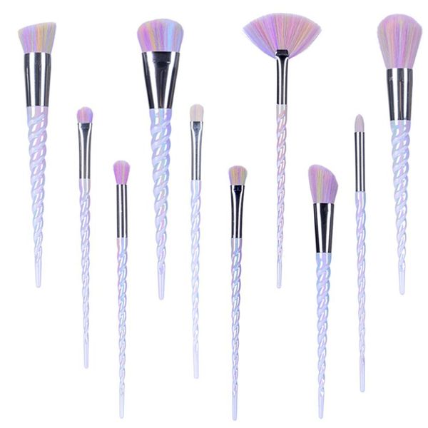 ABC Makeup Unicorn Makeup Brush Set - 10 Pieces