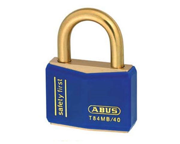 Abus T84 40mm KA 8401 Inox Padlock - Blue