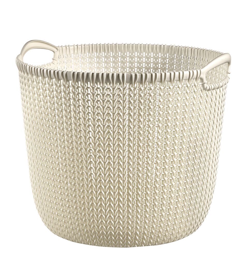 Curver by Keter Knit Basket Round Large Oasis White Buy Online