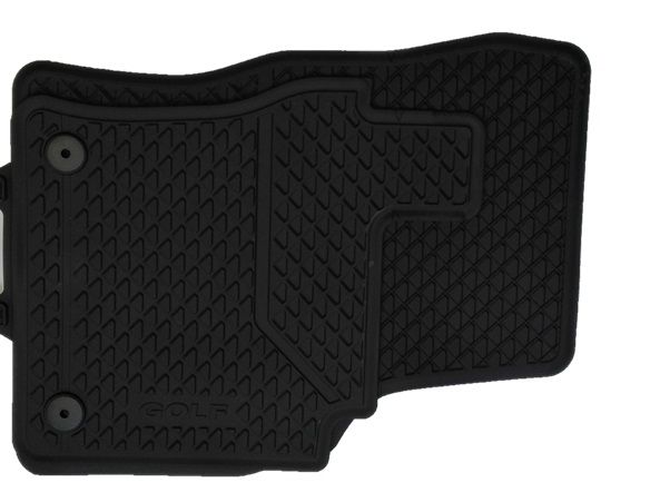 Volkswagen Golf 7 Front Rubber Mats - Titanium Black