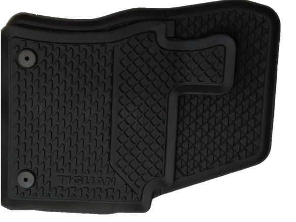 Volkswagen Tiguan Rubber Footmats - Black