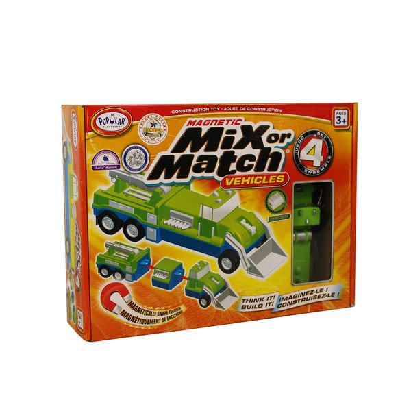 Jeronimo 3 in 1 Mix 'n Match Magnetic Vehicles #4