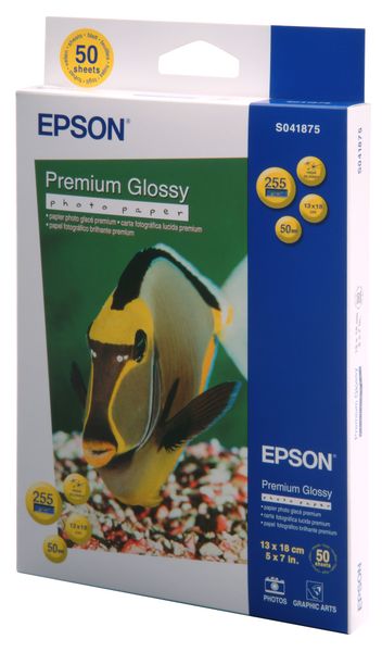 Epson Premium Glossy 255gsm Photo Paper - 13x18cm (50 Sheets)