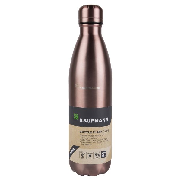 Kaufmann Flask Bottle - Stainless Steel - Pink Diamond - 750ml