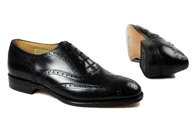 Crockett & Jones Mens Formal Lace-Up Style Shoes - Black | Buy Online ...