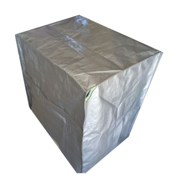 Patio Solution Polyweave Appliance Cover - Silver (Size: M)