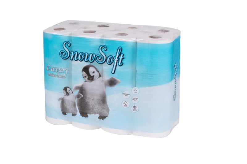 Snow Soft 2 Ply Luxury Toilet Paper - 24's