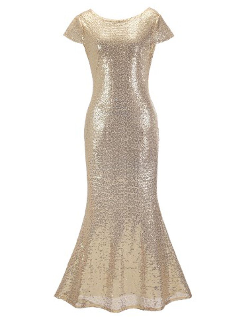 All that Glitters Evening Dress - Gold | Buy Online in South Africa ...