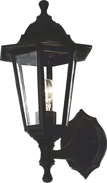 Bright Star Lighting - Outdoor 6 Panel Up Facing PVC Lantern - Black