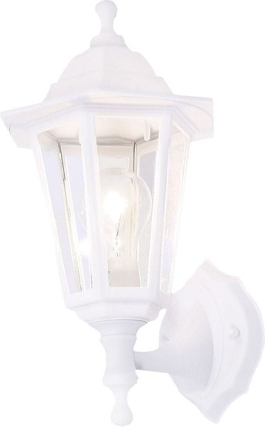 Bright Star Lighting - Outdoor 6 Panel Up Facing PVC Lantern - White