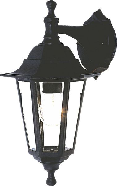 Bright Star Lighting - Outdoor 6 Panel Down Facing PVC Lantern - Black