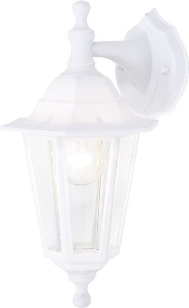 Bright Star Lighting - Outdoor 6 Panel Down Facing PVC Lantern - White