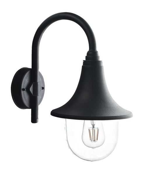 Bright Star Lighting - Outdoor Down Facing PVC Lantern - Black