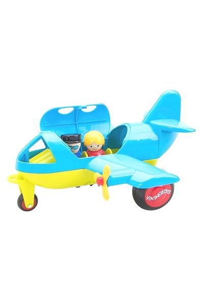 Viking Jumbo Plane with 2 Figures