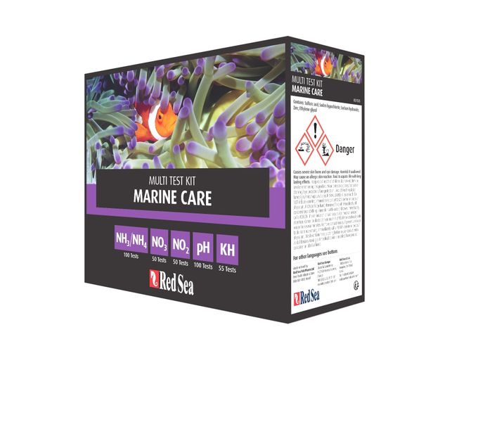 Red Sea Marine Care Kit (pH, Alk, NH4, NO2 and NO3)