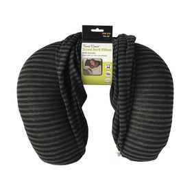 Neck Pillow with Hoodie - Black