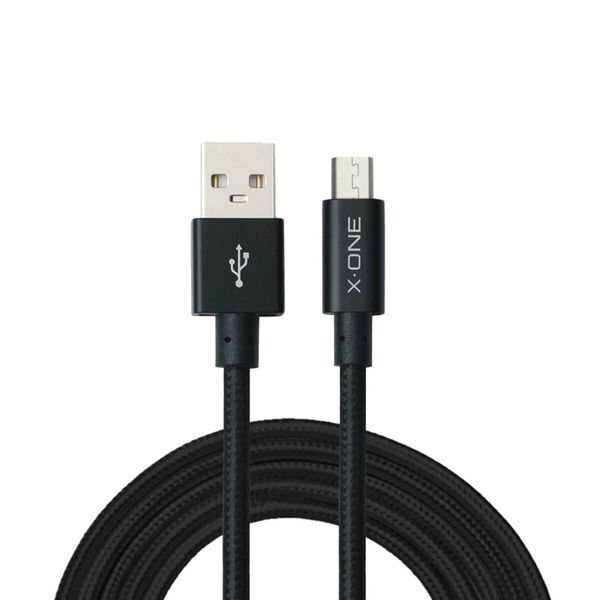 X-ONE Ultra Durable Micro USB Charging Cable 3m - Grey