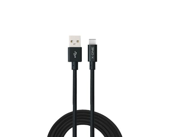 X-ONE Ultra Durable USB Type-C Charging Cable 1.5m - Grey
