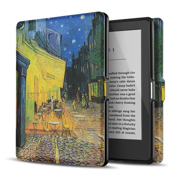 Premium Cover for Kindle Paperwhite - Cafe at Night - Van Gogh (Parallel Import)