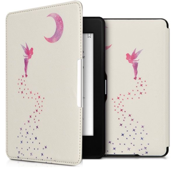 Premium Cover for Kindle Paperwhite Fairy in Dark Pink, Violet &amp; White - Parallel Import