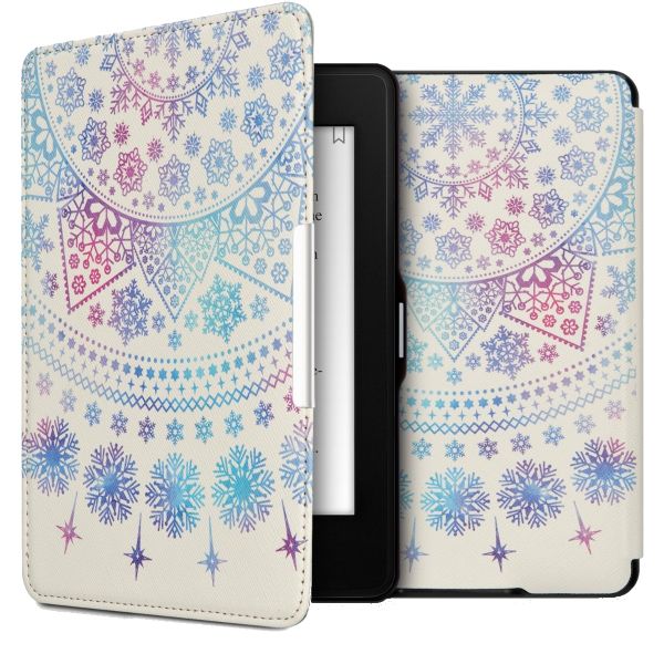 Premium Cover for Kindle Paperwhite Arctic Snowflake in Multicolor - Parallel Import