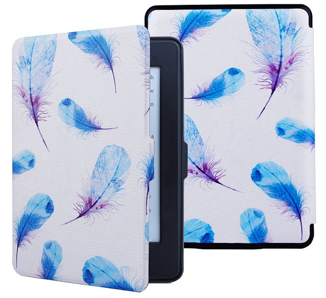 Premium Cover for Kindle Paperwhite - Blue Feather (Parallel Import)