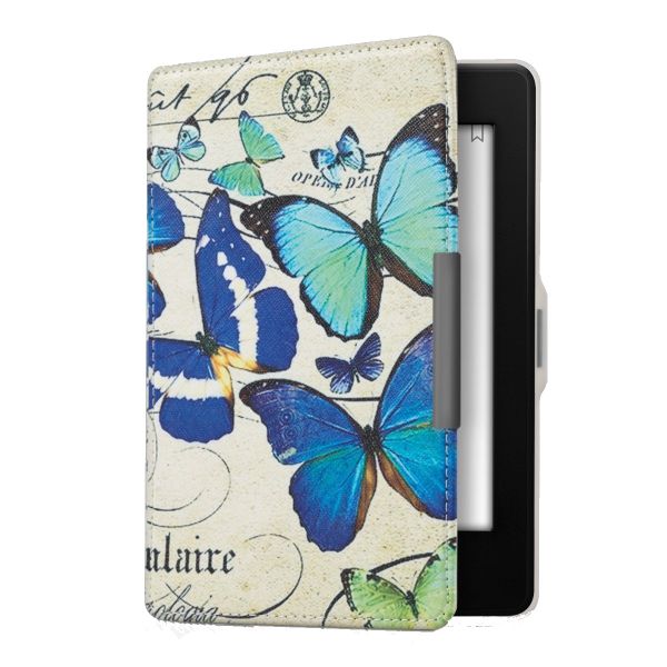 Premium Cover for Kindle Paperwhite Butterflies Vintage in Multicolor - Parallel Import