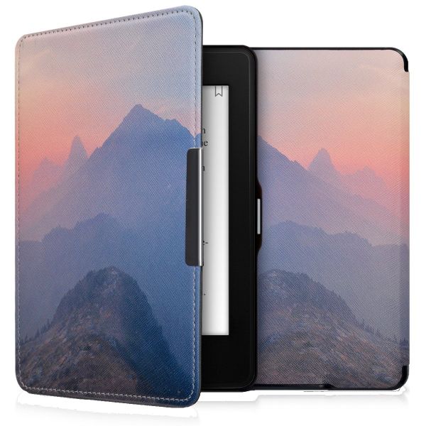 Premium Cover for Kindle Paperwhite Mountain Landscape in Blue &amp; Grey - Parallel Import