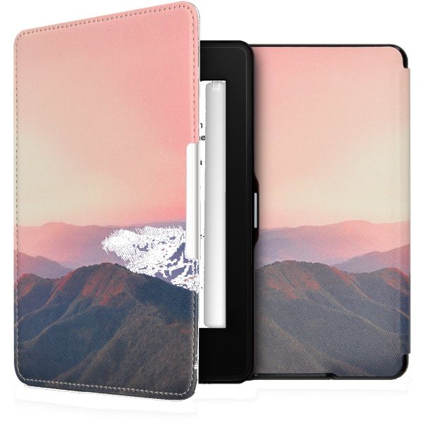Premium Cover for Kindle Paperwhite Mountain Dawn in Antique Pink &amp; Black - Parallel Import