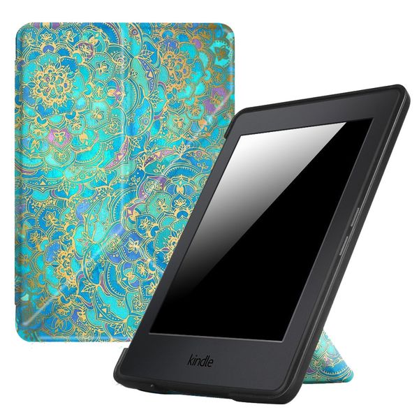 Origami Premium Cover for Kindle Paperwhite - Shades of Blue (Parallel Import)