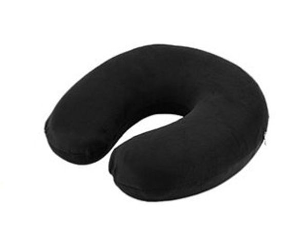 Neck Travel Pillow Micro Beads - Black