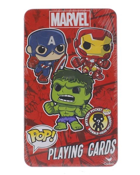 Marvel Jumbo Cards in Tin with Figure