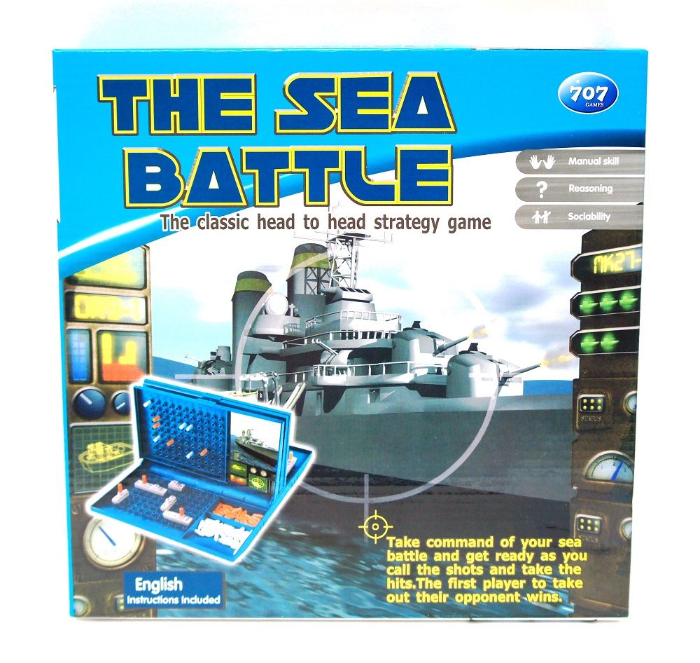 how to play sea battle board game