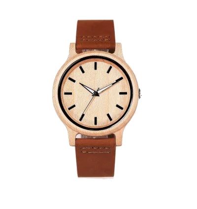 Bosni Wood Quartz Watch - Brown