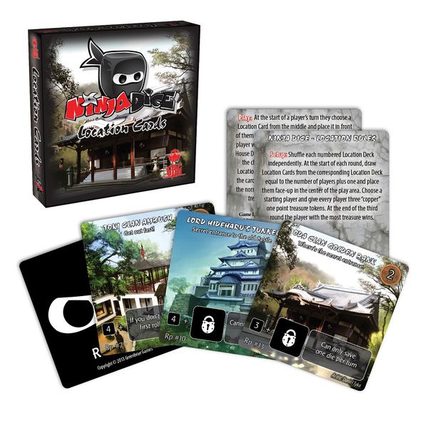 Ninja Dice Location Card Expansion