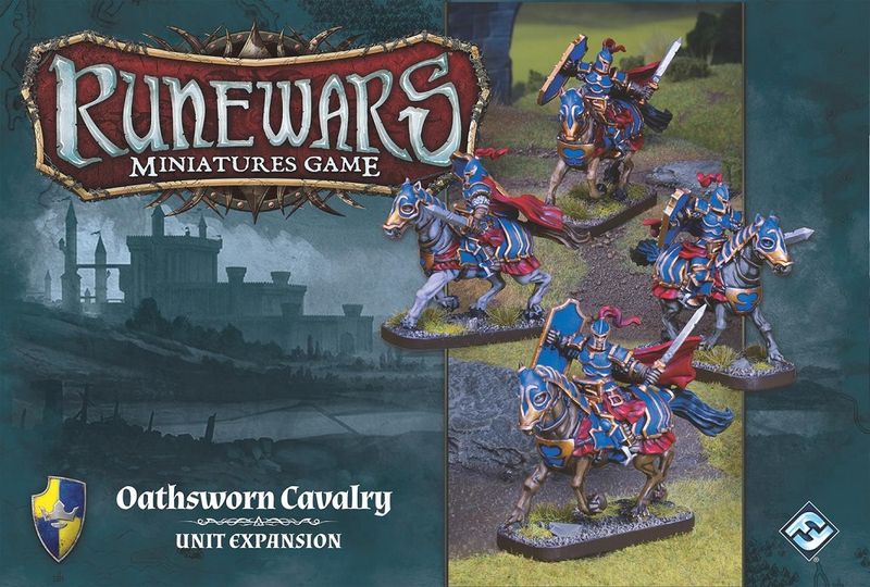 Runewars Miniatures Game: Oathsworn Cavalry Unit Expansion P
