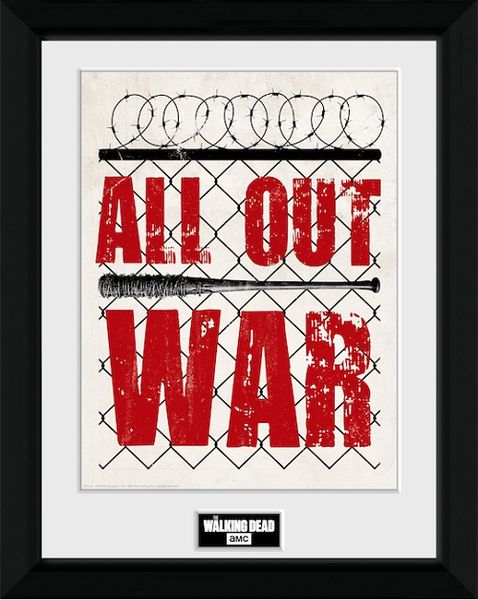 Walking All Out War - Collectors Framed Print (Parallel Import)