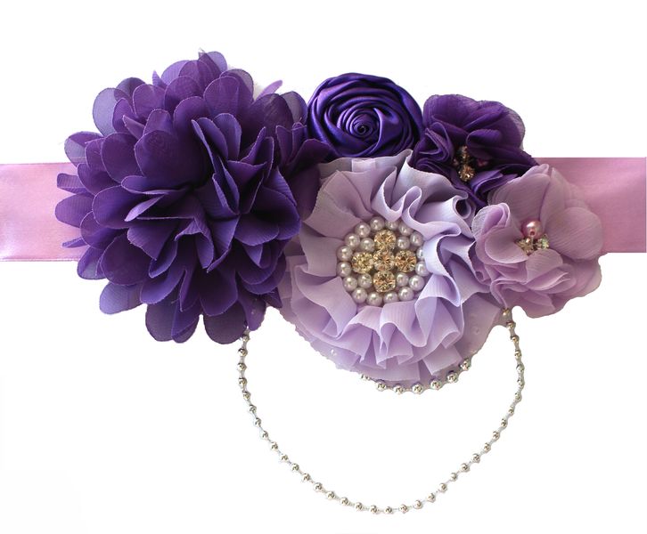 Baby Headbands Belly Bandz Maternity Band - Purple &amp; Lilac