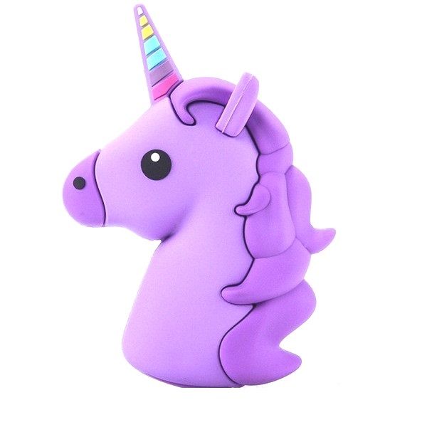 PowerBank 6 000 mAh Cartoons - Purple Unicorn