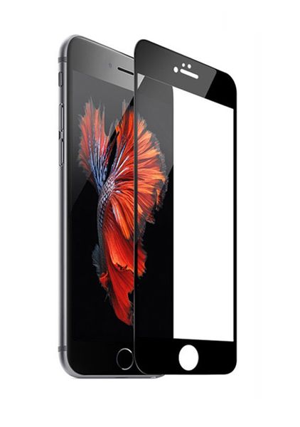 Tempered Glass Screen Protector Compatible with Apple iPhone 6 - Black